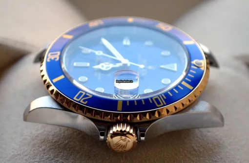 Superb Replica Rolex Submariner Date 16613 Caliber 3135 Automatic Movement 40mm Gold/steel Case Mens/unisex Watch - Image 5