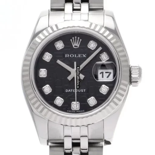 Awesome Replica Rolex Lady-datejust 179174g Automatic Movement 26mm Steel Case Womens Watch - Image 6