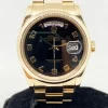 Unique Replica Rolex Day-date 36 118205 Caliber 3155 Automatic Movement 36mm Rose Gold Case Mens/unisex Watch