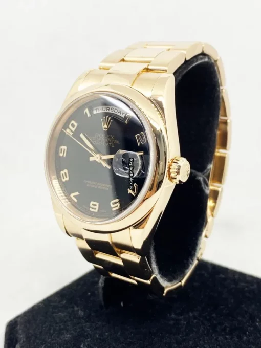 Unique Replica Rolex Day-date 36 118205 Caliber 3155 Automatic Movement 36mm Rose Gold Case Mens/unisex Watch - Image 2