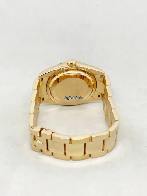 Unique Replica Rolex Day-date 36 118205 Caliber 3155 Automatic Movement 36mm Rose Gold Case Mens/unisex Watch - Image 4