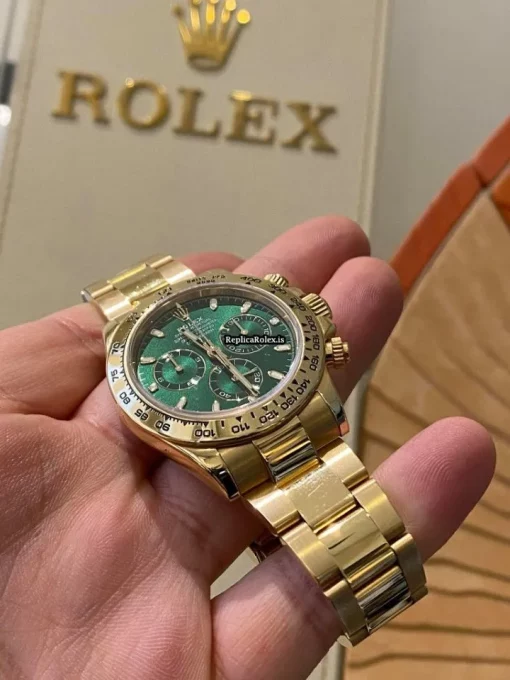 Popular Replica Rolex Daytona 116508 Caliber 4130 Automatic Movement 40mm Yellow Gold Case Mens/unisex Watch - Image 8