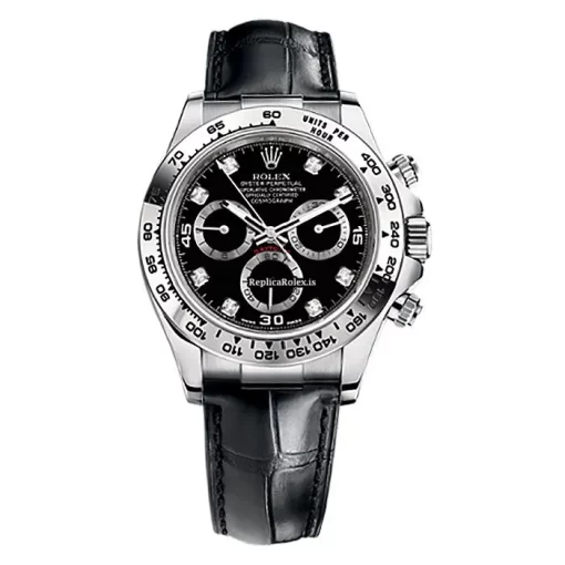 Terrific Replica Rolex Daytona 116519 Caliber 4130 Automatic Movement 40mm White Gold Case Mens/unisex Watch - Image 2
