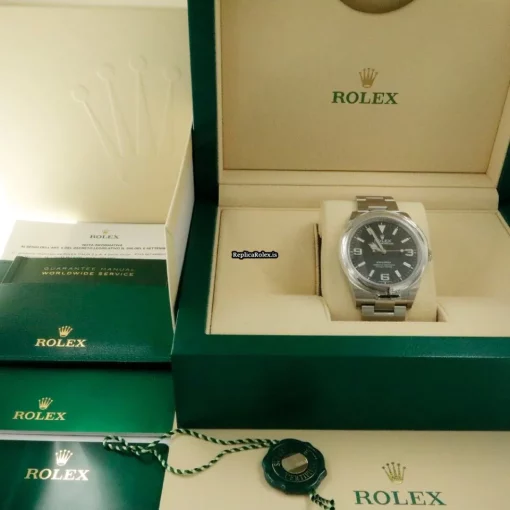 Marvellous Replica Rolex Explorer 214270 Caliber 3132 Automatic Movement 39mm Steel Case Mens/unisex Watch - Image 16