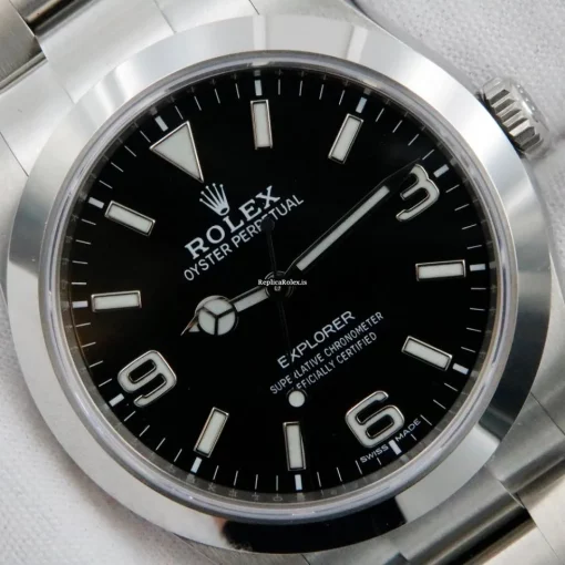 Marvellous Replica Rolex Explorer 214270 Caliber 3132 Automatic Movement 39mm Steel Case Mens/unisex Watch - Image 2
