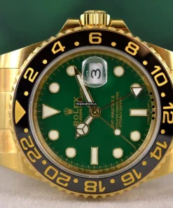 Wonderful Copy Rolex Gmt-master II 116718ln Caliber 3186 Automatic Movement 40mm Yellow Gold Case Mens/unisex Watch
