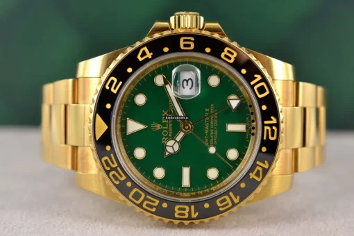Wonderful Copy Rolex Gmt-master II 116718ln Caliber 3186 Automatic Movement 40mm Yellow Gold Case Mens/unisex Watch