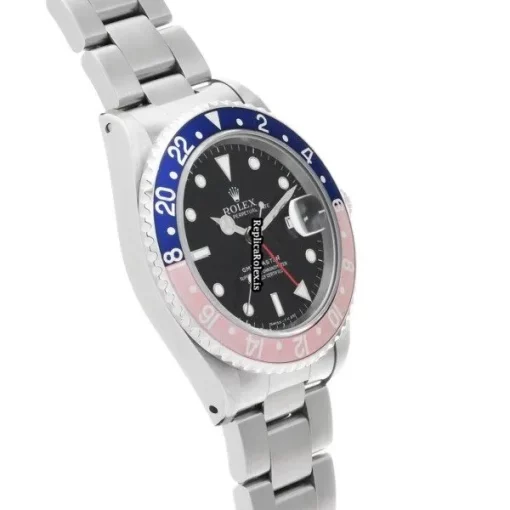 Swiss Fake Rolex Gmt-master II 16710 Caliber 3185 Automatic Movement 40mm Steel Case Watch - Image 3