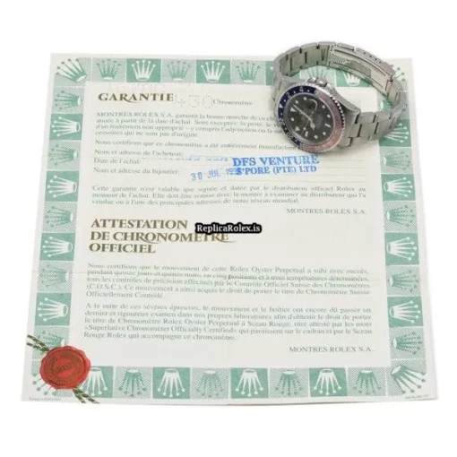 Swiss Fake Rolex Gmt-master II 16710 Caliber 3185 Automatic Movement 40mm Steel Case Watch - Image 5