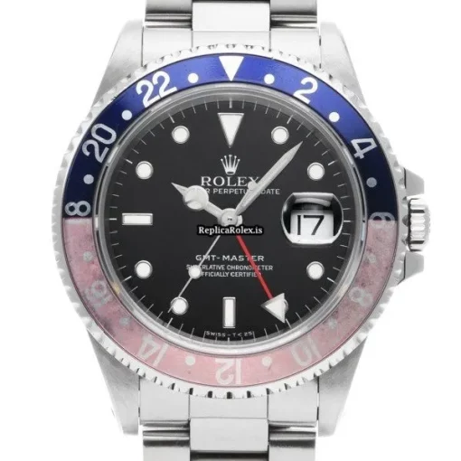 Swiss Fake Rolex Gmt-master II 16710 Caliber 3185 Automatic Movement 40mm Steel Case Watch - Image 6