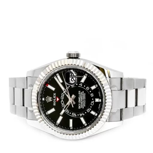 Fabulous Fake Rolex Sky-dweller 326934 Caliber 9001 Automatic Movement 42mm Steel Case Mens/unisex Watch - Image 2