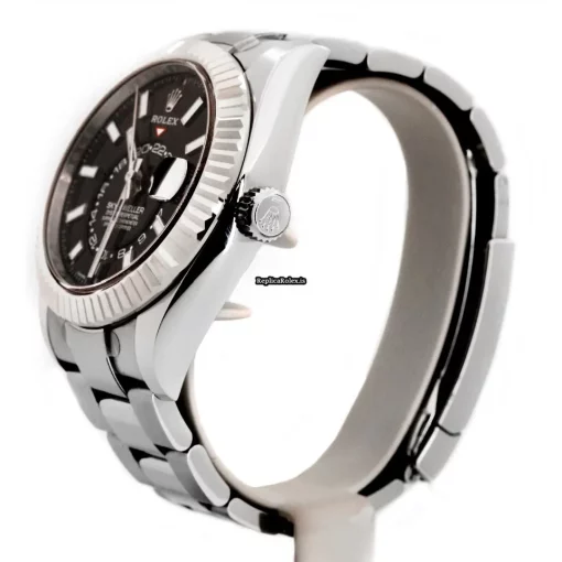 Fabulous Fake Rolex Sky-dweller 326934 Caliber 9001 Automatic Movement 42mm Steel Case Mens/unisex Watch - Image 4