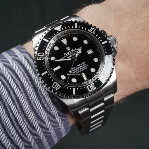 Neat Replica Rolex Sea-dweller Deepsea 126660 Automatic Movement 44mm Steel Case Mens/unisex Watch - Image 13