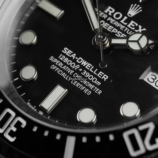 Neat Replica Rolex Sea-dweller Deepsea 126660 Automatic Movement 44mm Steel Case Mens/unisex Watch - Image 7