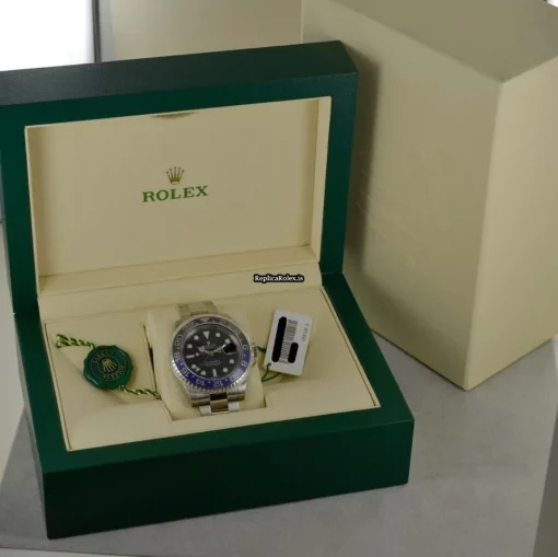 Good Fake Rolex Gmt-master II 116710blnr Caliber 3186 Automatic Movement 40mm Steel Case Mens/unisex Watch - Image 7