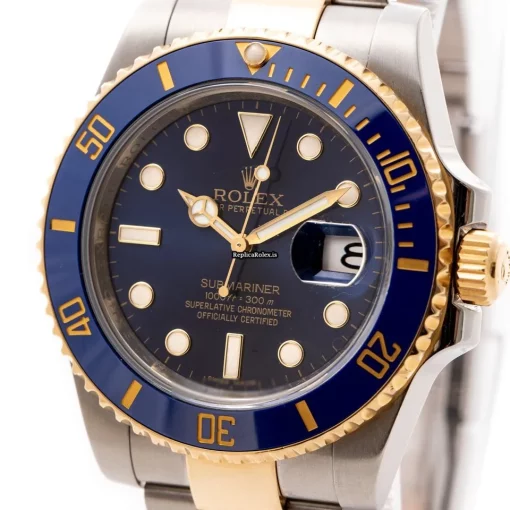 Fabulous Imitation Rolex Submariner Date 116613lb Caliber 3135 Automatic Movement 40mm Gold/steel Case Mens/unisex Watch