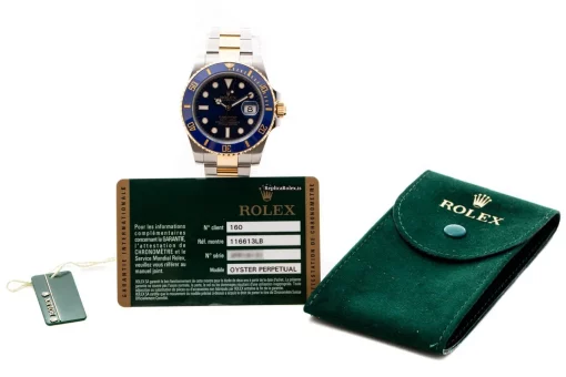 Fabulous Imitation Rolex Submariner Date 116613lb Caliber 3135 Automatic Movement 40mm Gold/steel Case Mens/unisex Watch - Image 2