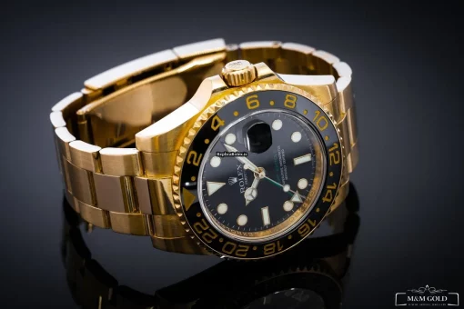 Marvellous Replica Rolex Gmt-master II 116718ln Caliber 3186 Automatic Movement 40mm Yellow Gold Case Mens/unisex Watch - Image 6