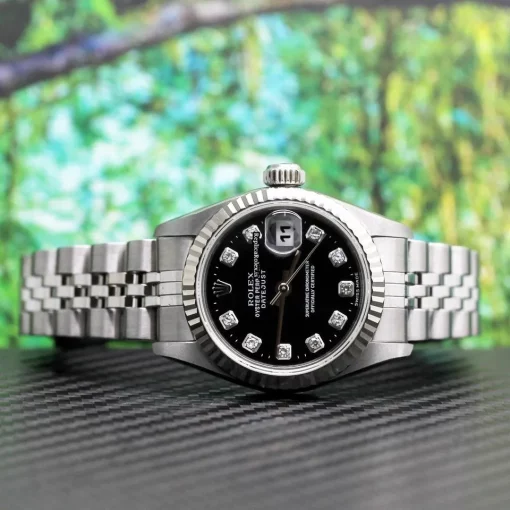 Lovely Replica Rolex Lady-datejust 69174 Caliber 2135 Automatic Movement 26mm Steel Case Womens Watch