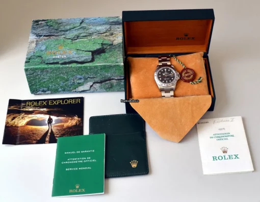 Amazing Imitation Rolex Explorer II 16570 Caliber 3185 Automatic Movement 40mm Steel Case Mens/unisex Watch - Image 13