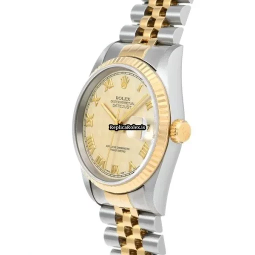 Distinctive Fake Rolex Datejust 16233g Caliber 3135 Automatic Movement 36mm Steel Case Watch - Image 2
