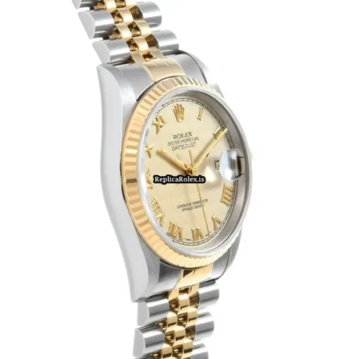 Distinctive Fake Rolex Datejust 16233g Caliber 3135 Automatic Movement 36mm Steel Case Watch - Image 3