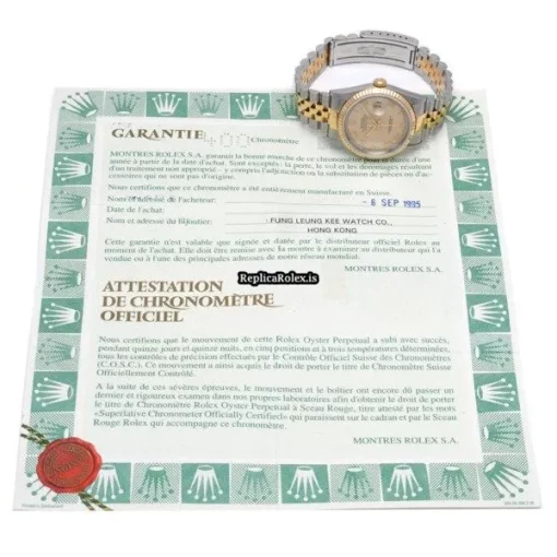 Distinctive Fake Rolex Datejust 16233g Caliber 3135 Automatic Movement 36mm Steel Case Watch - Image 5