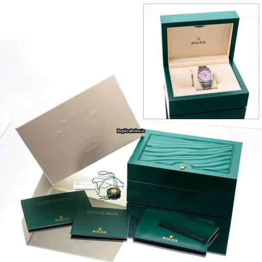 Lovely Replica Rolex Oyster Perpetual 36 126000 Automatic Movement 36mm Steel Case Watch - Image 8