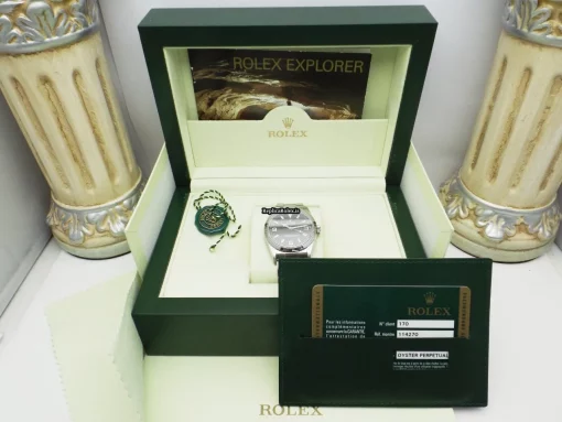 Neat Replica Rolex Explorer 114270 Caliber 3130 Automatic Movement 36mm Steel Case Mens/unisex Watch - Image 11