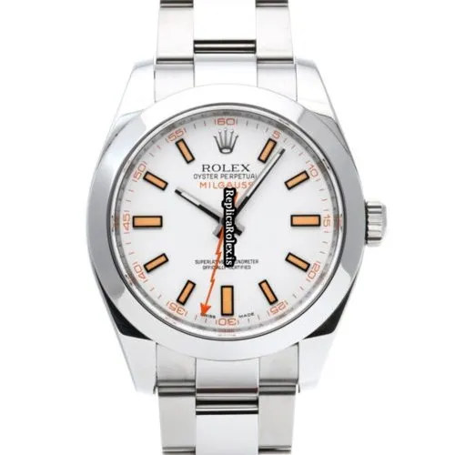 Nice Fake Rolex Milgauss 116400 Caliber 3131 Automatic Movement 40mm Steel Case Watch