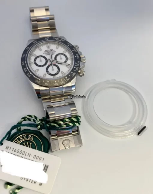 Stylish Fake Rolex Daytona 116500ln Caliber 4130 Automatic Movement 40mm Steel Case Mens/unisex Watch - Image 6