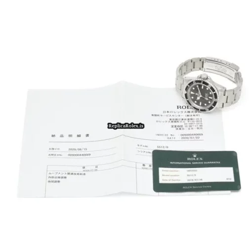 Fantastic Fake Rolex Submariner 5512 Caliber 1570 Automatic Movement 40mm Steel Case Watch - Image 5