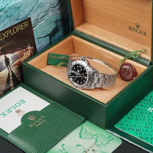 Ideal Replica Rolex Explorer II 16570 Automatic Movement 40mm Steel Case Mens/unisex Watch - Image 14