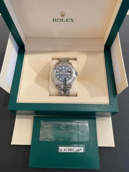 Well Made Fake Rolex Yacht-master 40 126622 Caliber 3235 Automatic Movement 40mm Platinum Case Mens/unisex Watch - Image 5