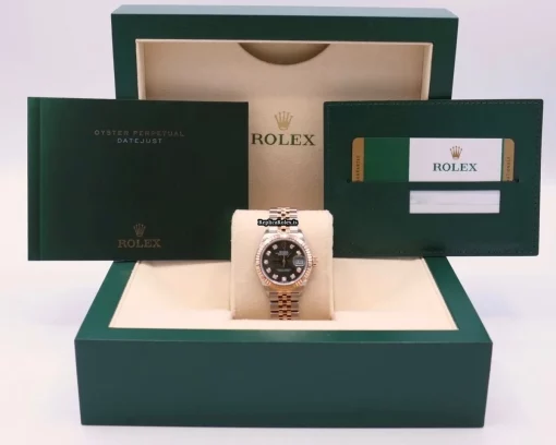 Fabulous Fakes Rolex Lady-datejust 279171 Automatic Movement 28mm Gold/steel Case Womens Watch - Image 2