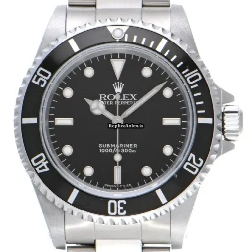 Cool Replica Rolex Submariner 14060 Caliber 3000 Automatic Movement 40mm Steel Case Watch - Image 5