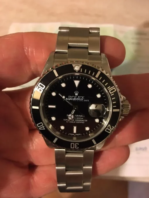 Luxury Replica Rolex Submariner Date 16610 Automatic Movement 40mm Steel Case Mens/unisex Watch