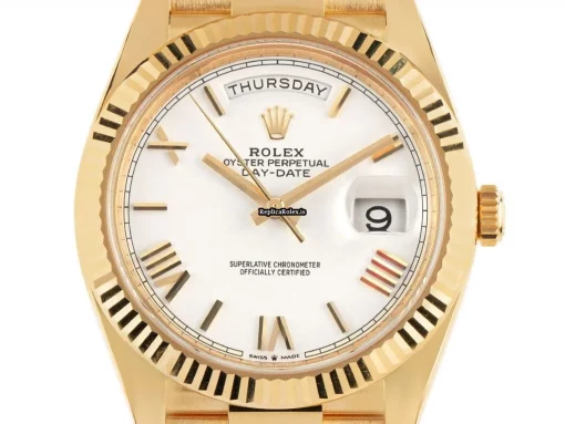 Great Replica Rolex Day-date 40 228238 Caliber 3255 Automatic Movement 40mm Yellow Gold Case Mens/unisex Watch