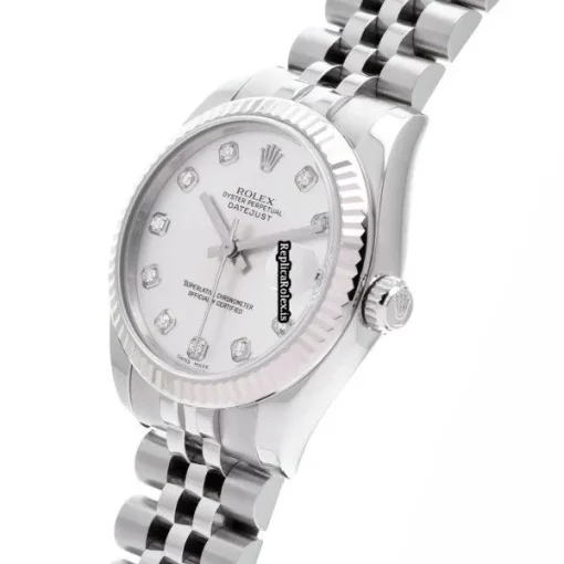 Excellent Fake Rolex Lady-datejust 178274g Automatic Movement 31mm Steel Case Watch - Image 2