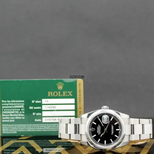Cool Replicas Rolex Datejust 116200 Caliber 3135 Automatic Movement 36mm Steel Case Mens/unisex Watch - Image 2