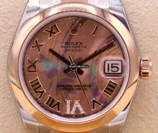Cheap Knockoff Rolex Lady-datejust 178241 Automatic Movement 31mm Gold/steel Case Womens Watch