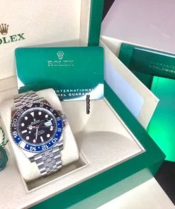 Luxury Fake Rolex Gmt-master II 126710blnr-0002 Caliber 3285 Automatic Movement 40mm Steel Case Mens/unisex Watch