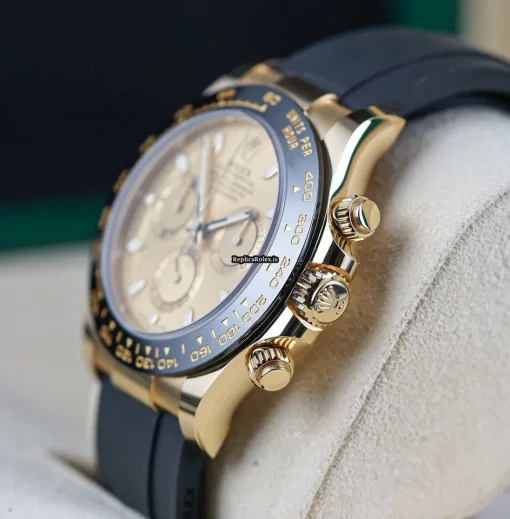 Wholesale Replica Rolex Daytona 116518lng Caliber 4130 Automatic Movement 40mm Yellow Gold Case Mens/unisex Watch - Image 3
