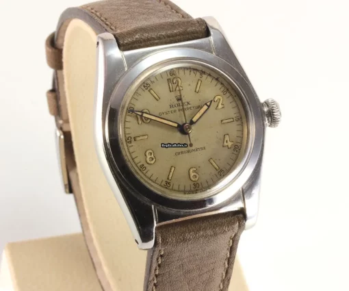 Cool Fake Rolex Bubble Back 2940 Automatic Automatic Movement 32mm Steel Case Mens/unisex Watch - Image 3