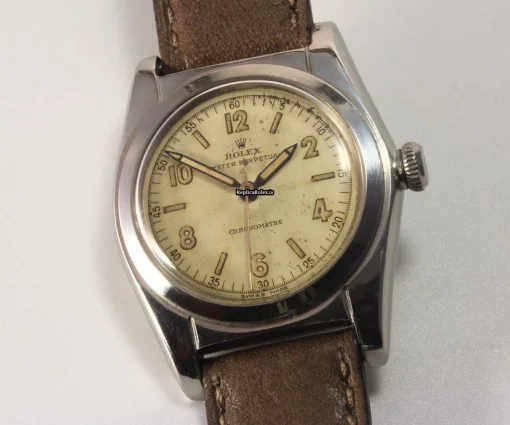 Cool Fake Rolex Bubble Back 2940 Automatic Automatic Movement 32mm Steel Case Mens/unisex Watch - Image 5