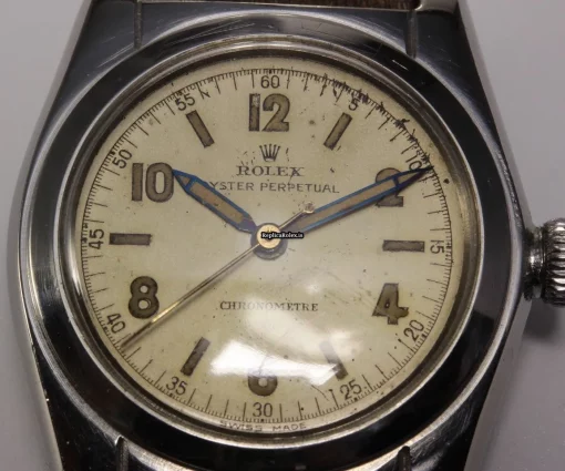 Cool Fake Rolex Bubble Back 2940 Automatic Automatic Movement 32mm Steel Case Mens/unisex Watch - Image 8