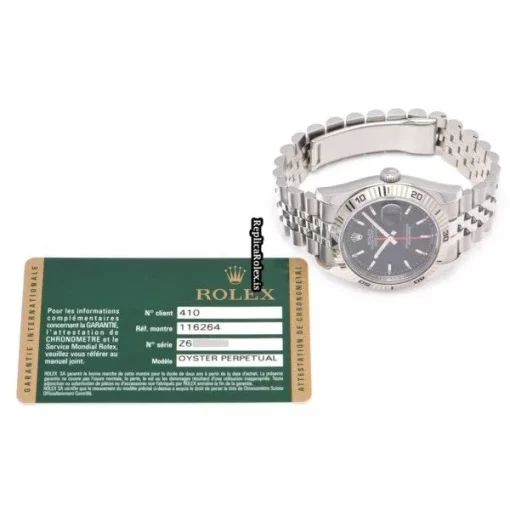 Wonderful Copies Rolex Datejust Turn-o-graph 116264 Caliber 3135 Automatic Movement 36mm Steel Case Watch - Image 5