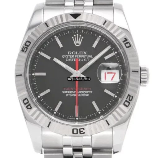 Wonderful Copies Rolex Datejust Turn-o-graph 116264 Caliber 3135 Automatic Movement 36mm Steel Case Watch - Image 6