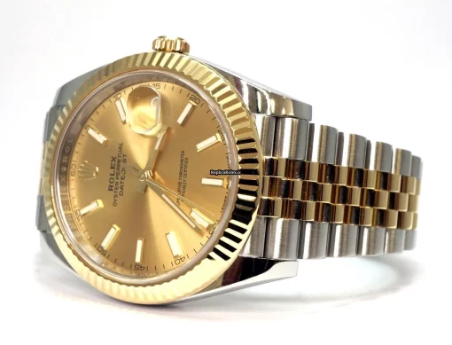 Nice Fake Rolex Datejust 126333 Caliber 3235 Automatic Movement 41mm Gold/steel Case Mens/unisex Watch - Image 2