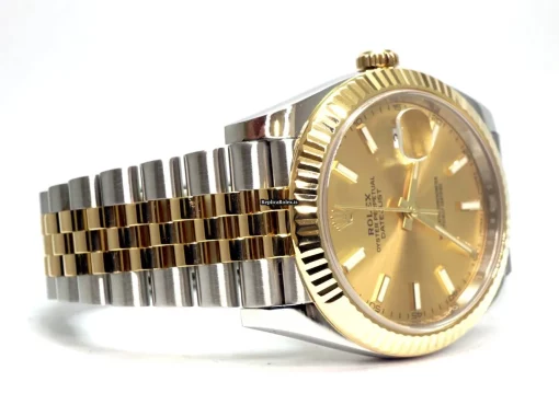 Nice Fake Rolex Datejust 126333 Caliber 3235 Automatic Movement 41mm Gold/steel Case Mens/unisex Watch - Image 3